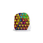 Cube Diced Tile Background Image Drawstring Pouch (XS)