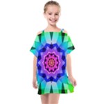 Ornament Kaleidoscope Kids  One Piece Chiffon Dress