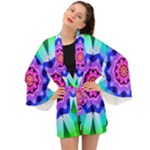 Ornament Kaleidoscope Long Sleeve Kimono