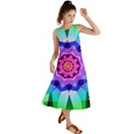 Ornament Kaleidoscope Summer Maxi Dress