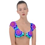 Ornament Kaleidoscope Cap Sleeve Ring Bikini Top
