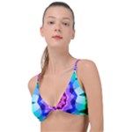 Ornament Kaleidoscope Knot Up Bikini Top