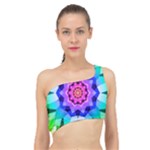 Ornament Kaleidoscope Spliced Up Bikini Top 