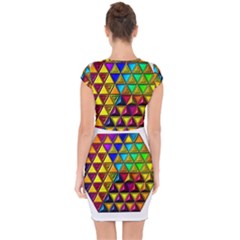Capsleeve Drawstring Dress  