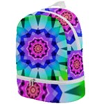 Ornament Kaleidoscope Zip Bottom Backpack