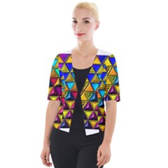Cropped Button Cardigan 