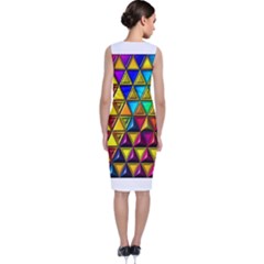 Sleeveless Velvet Midi Dress 