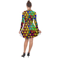 Long Sleeve Panel Dress 