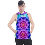Ornament Kaleidoscope Men s Sleeveless Hoodie