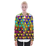 Cube Diced Tile Background Image Womens Long Sleeve Shirt