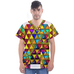 Men s V-Neck Scrub Top 