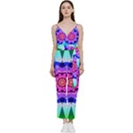 Ornament Kaleidoscope V-Neck Camisole Jumpsuit