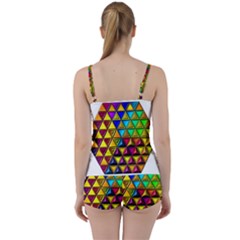 Tie Front Two Piece Tankini 