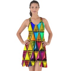 Show Some Back Chiffon Dress 