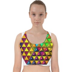 Velvet Racer Back Crop Top 