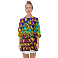Half Sleeve Chiffon Kimono 