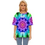 Ornament Kaleidoscope Oversized Basic T-Shirt