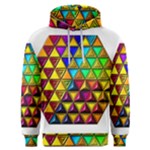 Cube Diced Tile Background Image Men s Overhead Hoodie