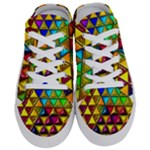 Cube Diced Tile Background Image Half Slippers