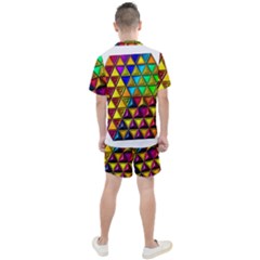 Men s Mesh T-Shirt and Shorts Set 