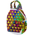 Cube Diced Tile Background Image Travel Backpack