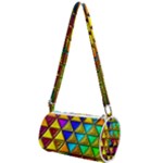 Cube Diced Tile Background Image Mini Cylinder Bag