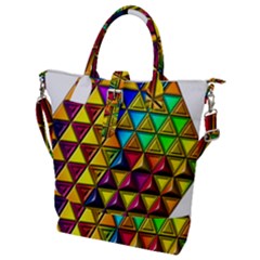 Buckle Top Tote Bag 