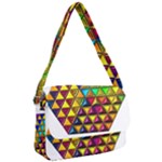 Cube Diced Tile Background Image Courier Bag