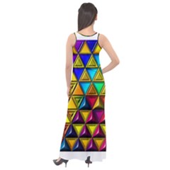 Sleeveless Velour Maxi Dress 