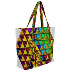 Zip Up Canvas Bag 