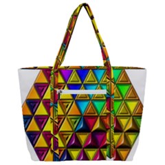 Zip Up Canvas Bag 