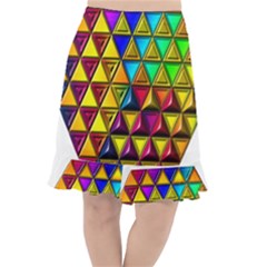 Fishtail Chiffon Skirt 