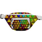 Cube Diced Tile Background Image Fanny Pack