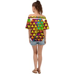 Off Shoulder Short Sleeve Top 