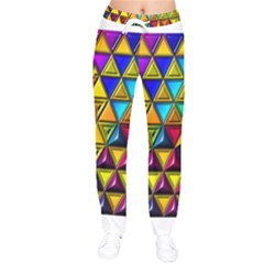 Women Velvet Drawstring Pants 