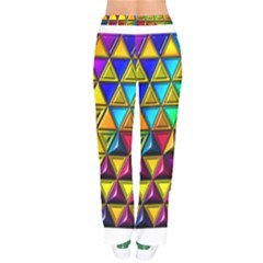 Women Velvet Drawstring Pants 