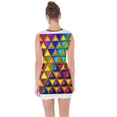 Lace Up Front Bodycon Dress 