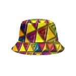 Cube Diced Tile Background Image Inside Out Bucket Hat (Kids)