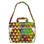 Cube Diced Tile Background Image MacBook Pro 16  Shoulder Laptop Bag