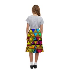 Kids  Ruffle Flared Wrap Midi Skirt 