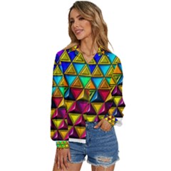 Women s Long Sleeve Button Up Shirt 