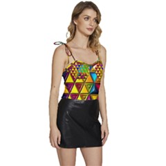 Flowy Camisole Tie Up Top 