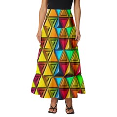 Tiered Ruffle Maxi Skirt 