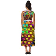 Sleeveless Round Neck Midi Dress 
