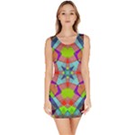Farbenpracht Kaleidoscope Pattern Bodycon Dress