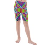 Farbenpracht Kaleidoscope Pattern Kids  Mid Length Swim Shorts