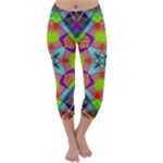 Farbenpracht Kaleidoscope Pattern Capri Winter Leggings 
