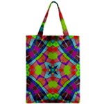 Farbenpracht Kaleidoscope Pattern Zipper Classic Tote Bag