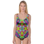 Farbenpracht Kaleidoscope Pattern Princess Tank Leotard 