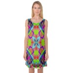 Farbenpracht Kaleidoscope Pattern Sleeveless Satin Nightdress